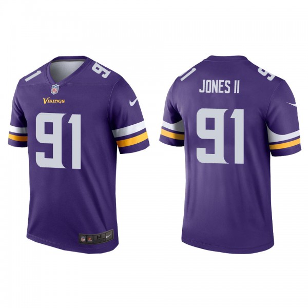 Men's Minnesota Vikings Patrick Jones II Purple Le...