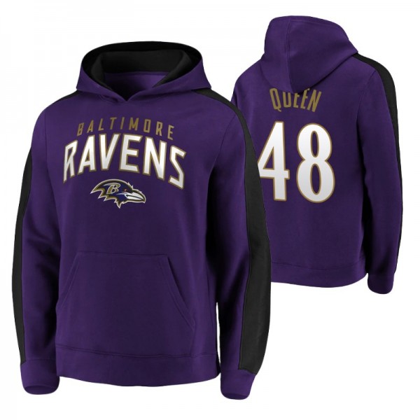 Baltimore Ravens Patrick Queen Purple Game Time Ar...
