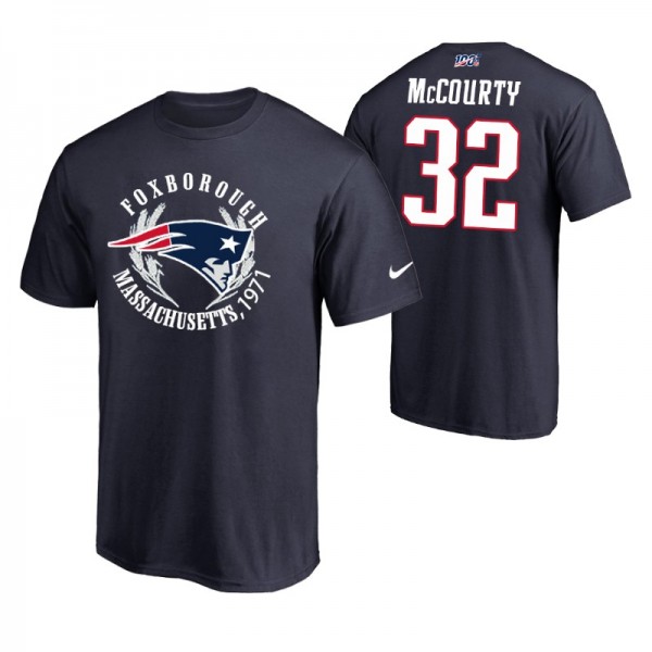 #32 Devin McCourty New England Patriots Men's Navy...
