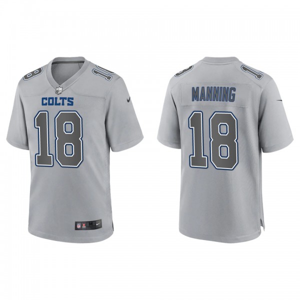 Peyton Manning Men's Indianapolis Colts Gray Atmos...