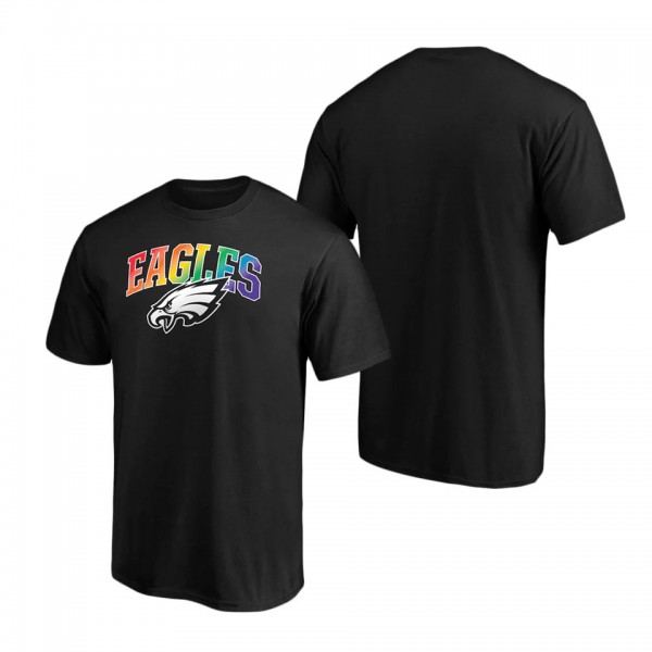 Philadelphia Eagles Black Pride Logo T-Shirt