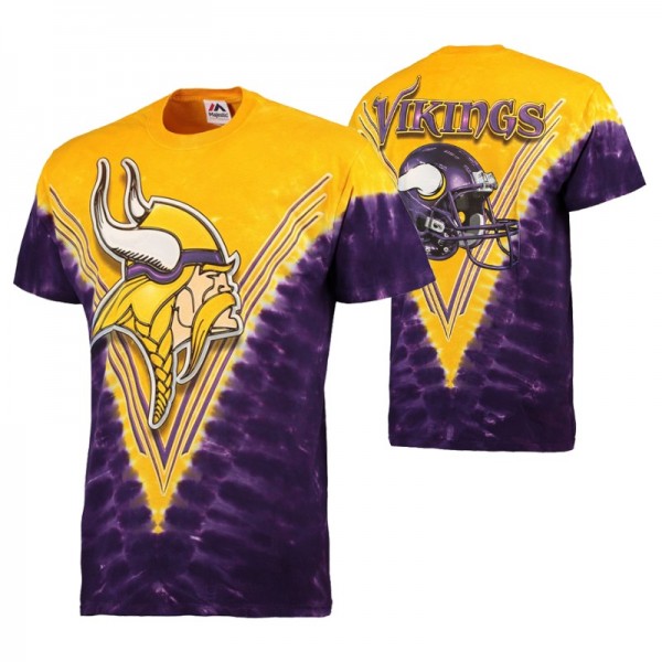 Men's Minnesota Vikings Tie-Dye Premium T-Shirt - ...