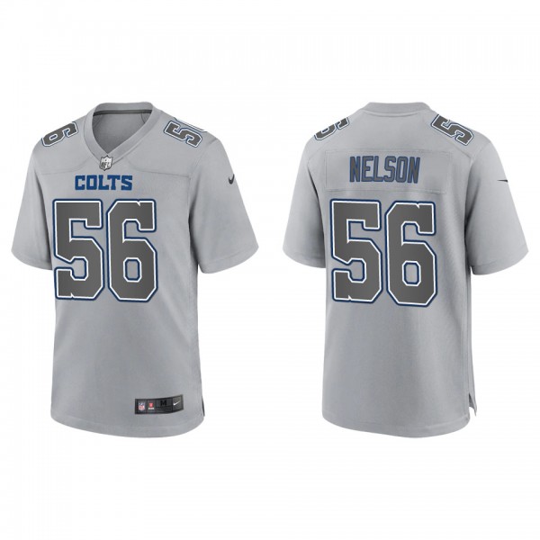 Quenton Nelson Men's Indianapolis Colts Gray Atmos...