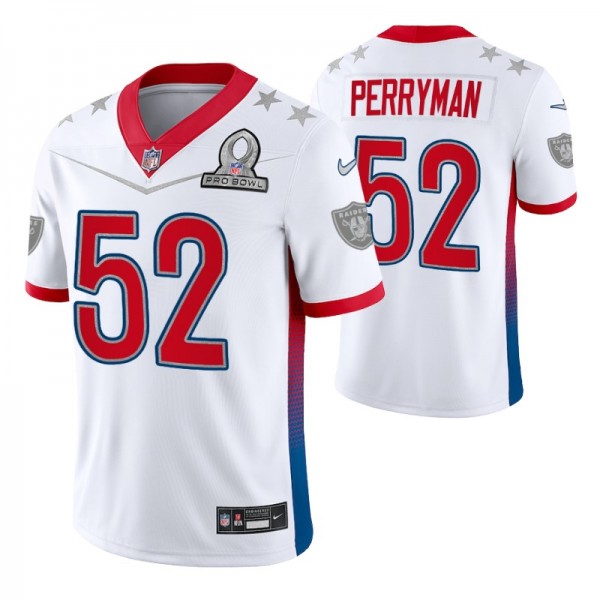 Las Vegas Raiders Denzel Perryman #52 2022 AFC Pro...