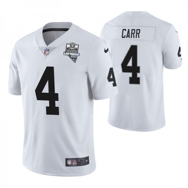 Las Vegas Raiders #4 Derek Carr Inaugural Season W...