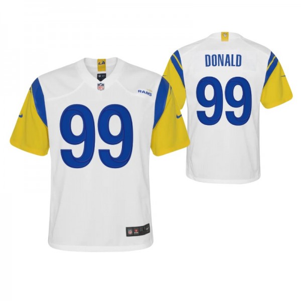 Los Angeles Rams Aaron Donald #99 White Alternate ...