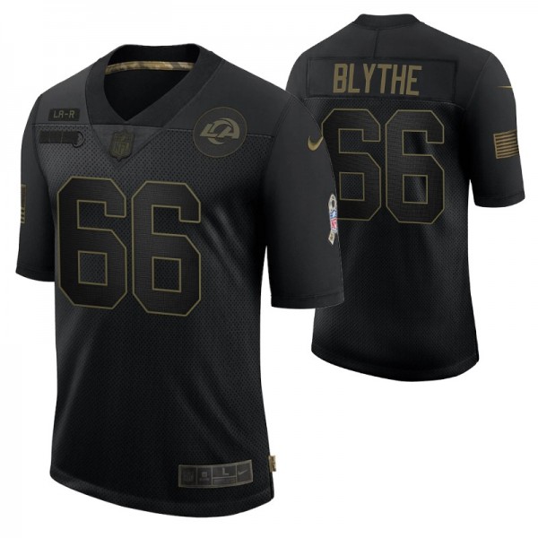 Los Angeles Rams Austin Blythe #66 Black Limited 2...
