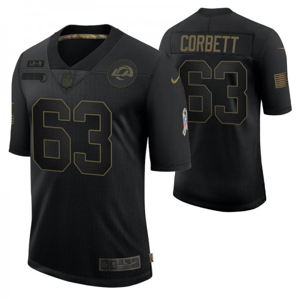 Los Angeles Rams Austin Corbett #63 Black Limited ...