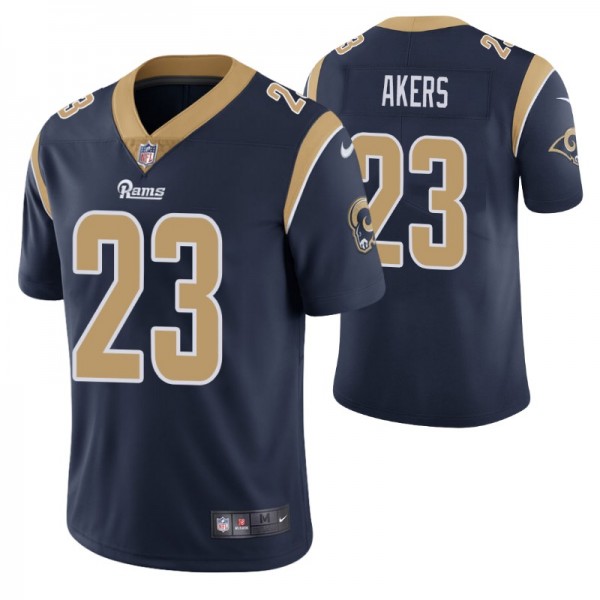 Los Angeles Rams Cam Akers #23 2020 NFL Draft Navy...