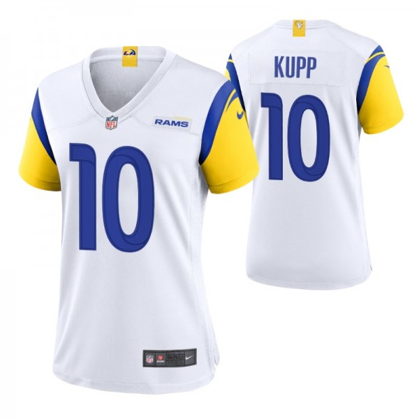 Los Angeles Rams Cooper Kupp #10 White Alternate G...
