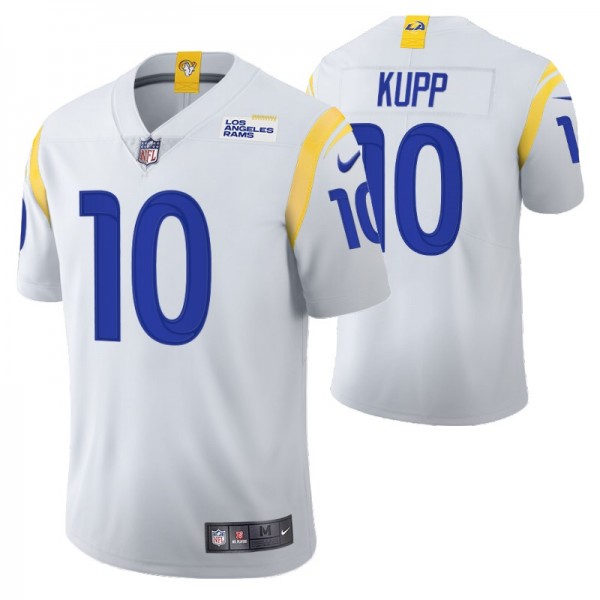 Los Angeles Rams #10 Cooper Kupp Vapor Limited White Alternate Jersey