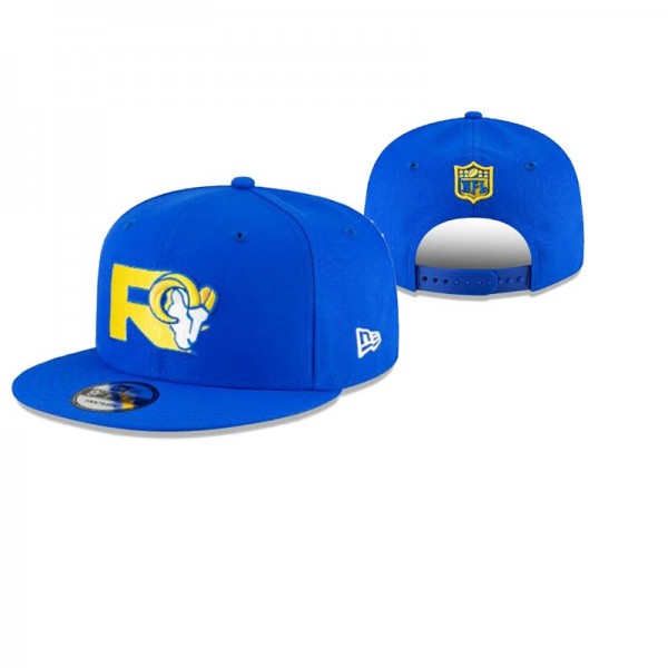 Los Angeles Rams Logo Mix Hat Royal 9FIFTY Snapbac...