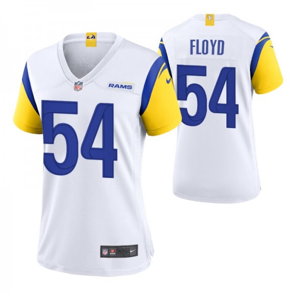 Los Angeles Rams Leonard Floyd #54 White Alternate...