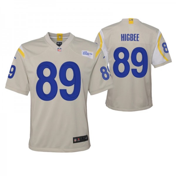 Los Angeles Rams Tyler Higbee #89 Bone Game Youth ...