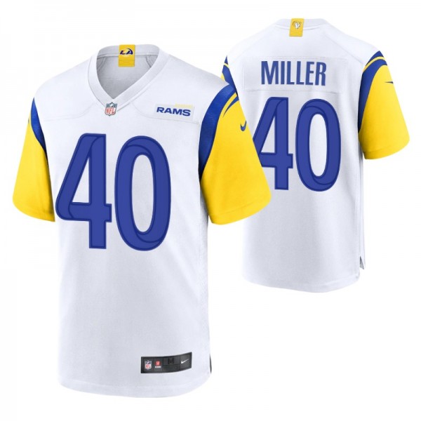 Los Angeles Rams Von Miller #40 White Game Jersey