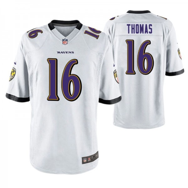 Men's Baltimore Ravens De'Anthony Thomas #16 Game ...
