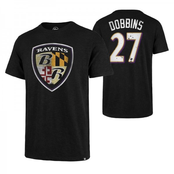 Baltimore Ravens J.K. Dobbins #27 Grit Scrum Black...