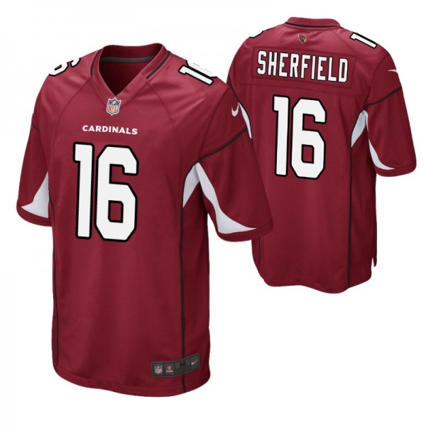 Men's - Arizona Cardinals #16 Trent Sherfield Red ...