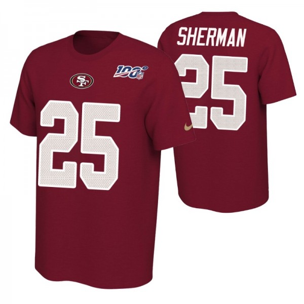 Richard Sherman #25 San Francisco 49ers NFL 100th ...