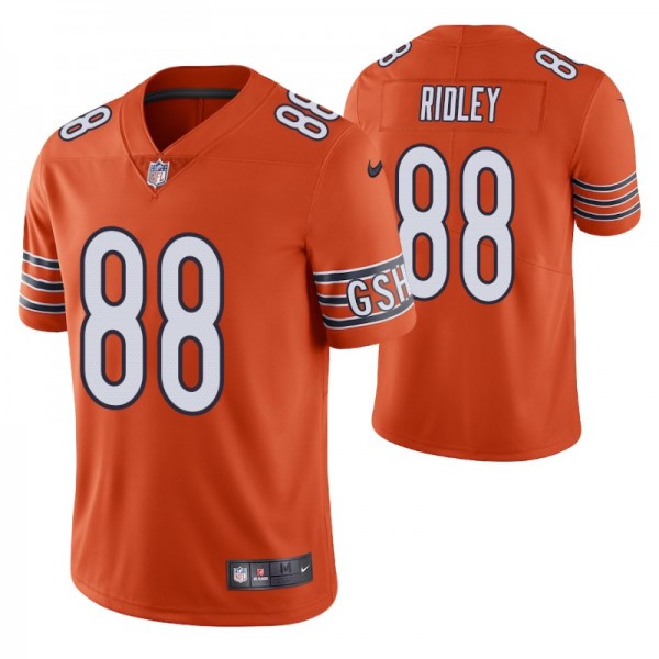 Riley Ridley Bears 2019 NFL Draft Orange Vapor Limited Jersey