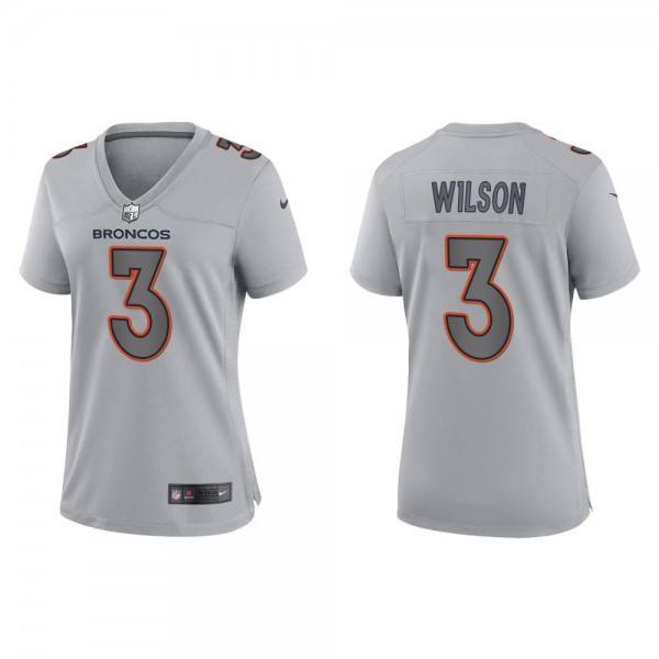Russell Wilson Women's Denver Broncos Gray Atmosph...