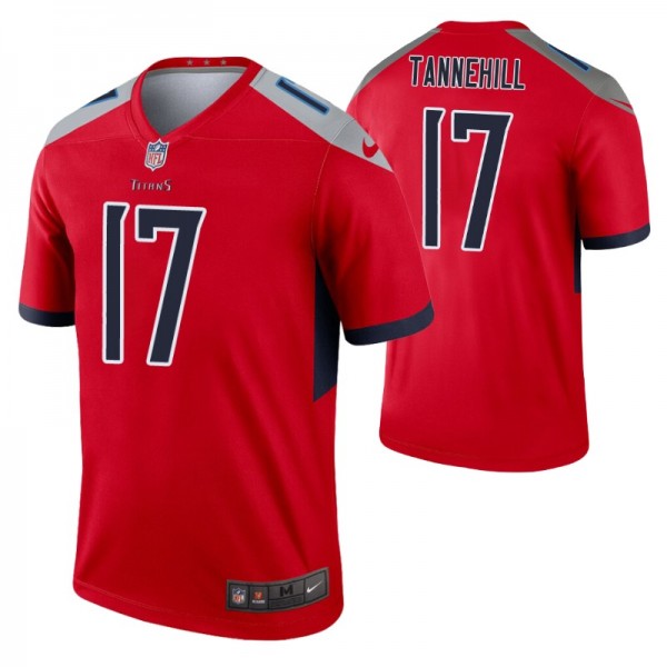 Men's Ryan Tannehill Tennessee Titans Jersey Red I...