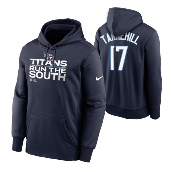 #17 Ryan Tannehill Tennessee Titans Navy 2021 AFC ...