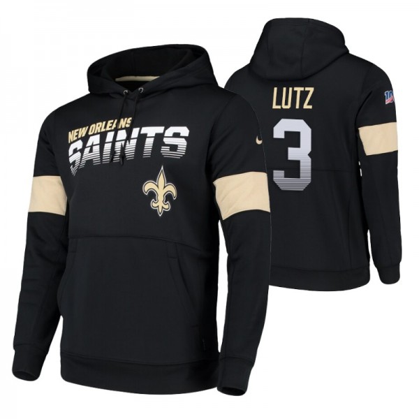 New Orleans Saints Wil Lutz Black 100th Season Sid...