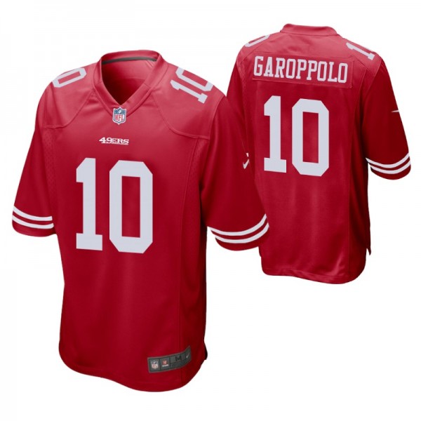 Men's - San Francisco 49ers #10 Jimmy Garoppolo Sc...
