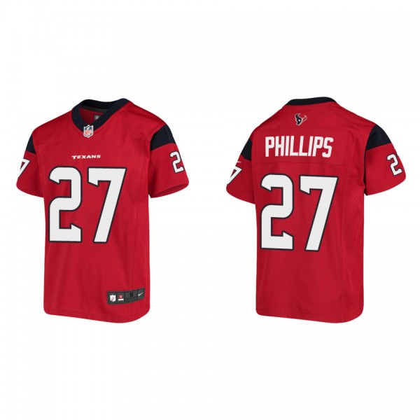 Youth Scottie Phillips Houston Texans Red Game Jer...