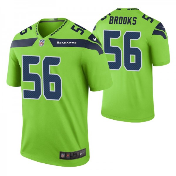 Jordyn Brooks Seattle Seahawks Green Color Rush Le...