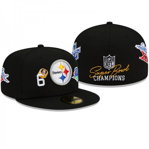 Pittsburgh Steelers 6x Super Bowl Champions 59FIFT...