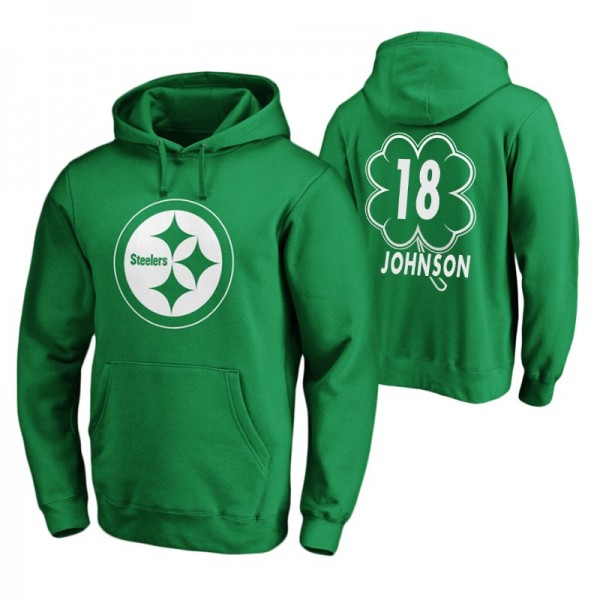 Diontae Johnson Pittsburgh Steelers Green St. Patr...