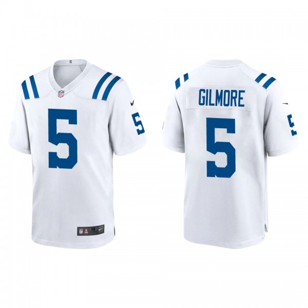 Men's Indianapolis Colts Stephon Gilmore White Gam...
