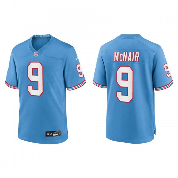 Steve McNair Youth Tennessee Titans Light Blue Oil...