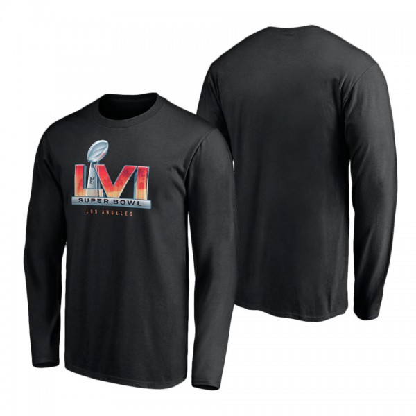 Men's Super Bowl LVI Black High Logo Long Sleeve T...