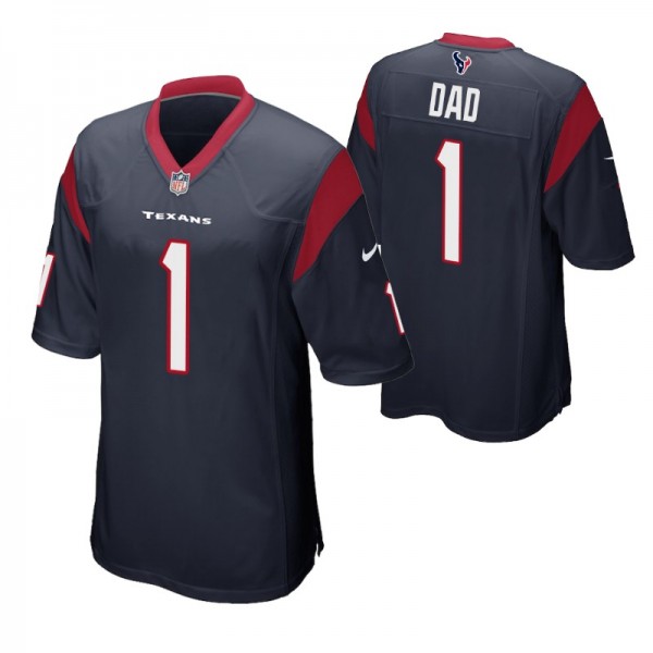 Houston Texans 2021 Father's Day Navy Game Jersey