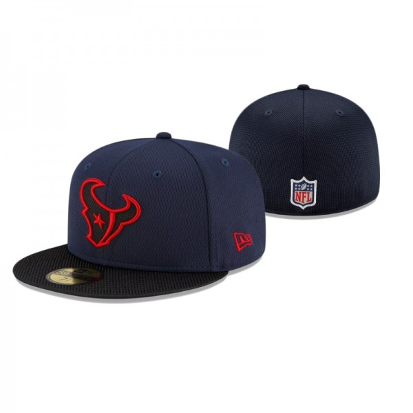 Houston Texans Road 59FIFTY Fitted 2021 NFL Sideli...