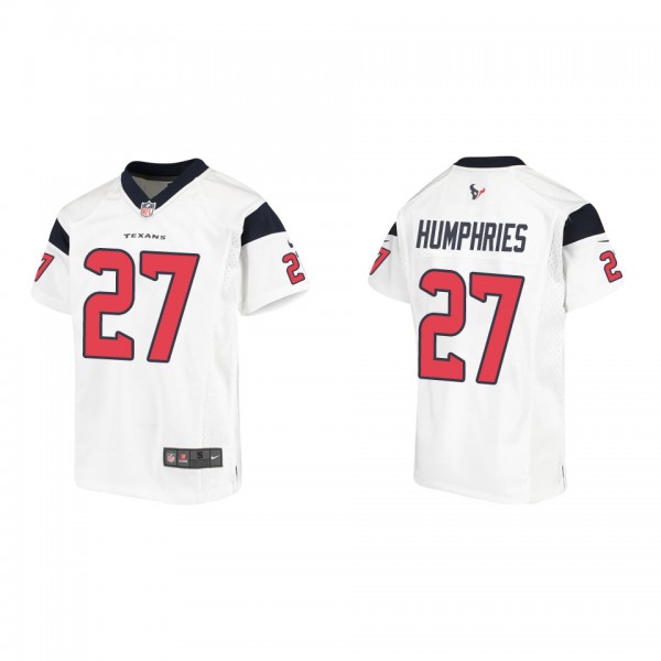 Youth Houston Texans Adam Humphries White Game Jer...