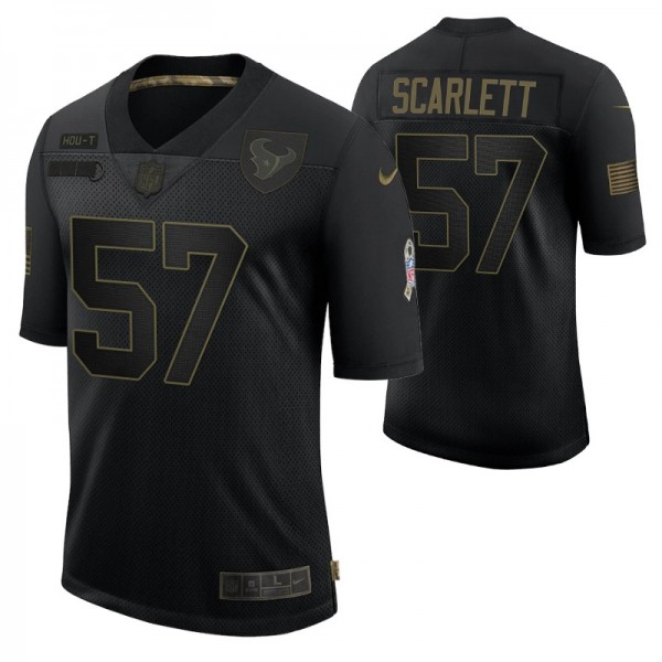 Houston Texans Brennan Scarlett #57 Black Limited ...