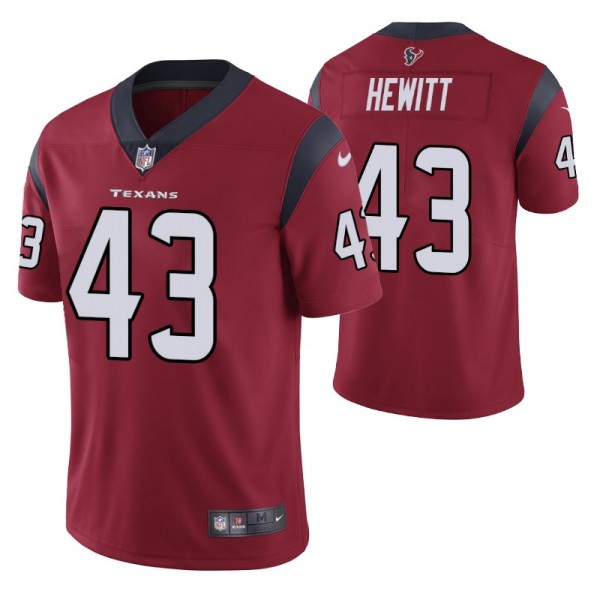 Neville Hewitt #43 Vapor Limited Red Houston Texan...