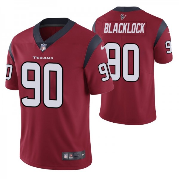 Texans Ross Blacklock 2020 NFL Draft Red Jersey Va...