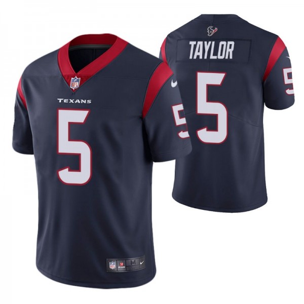 Tyrod Taylor #5 Vapor Limited Navy Houston Texans ...