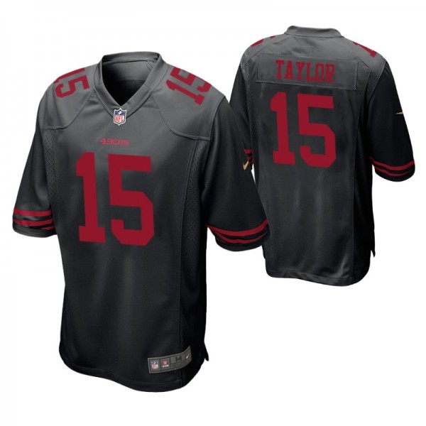 San Francisco 49ers Trent Taylor Black Game Jersey