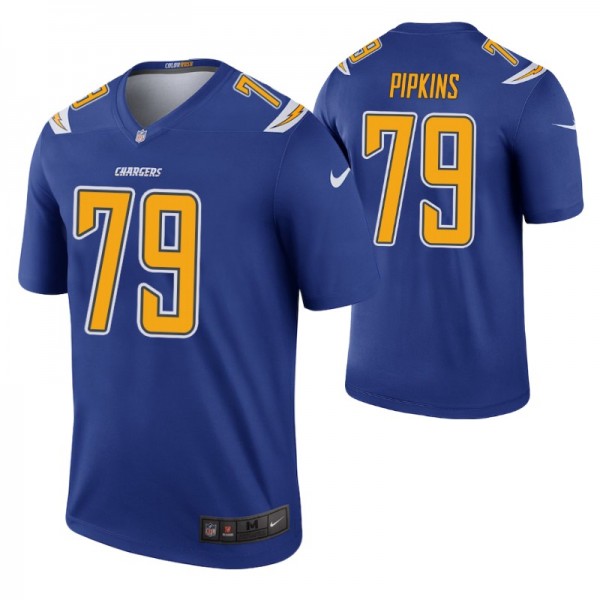 Trey Pipkins Los Angeles Chargers Royal 2019 NFL D...