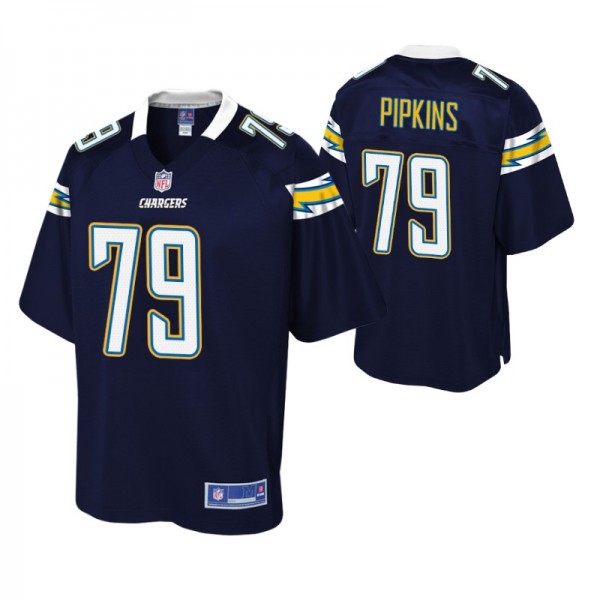Los Angeles Chargers Trey Pipkins Navy Pro Line Pl...