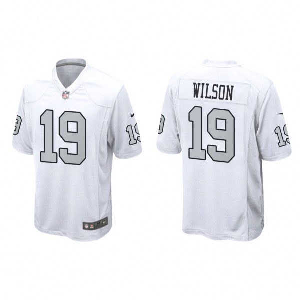 Men's Las Vegas Raiders Tyree Wilson White 2023 NF...