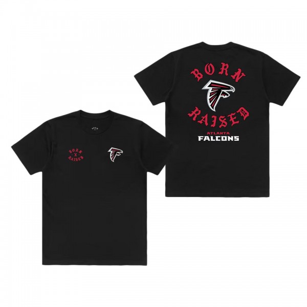 Unisex Atlanta Falcons Born x Raised Black T-Shirt