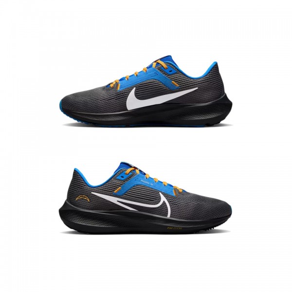 Unisex Los Angeles Chargers Nike Anthracite Zoom P...