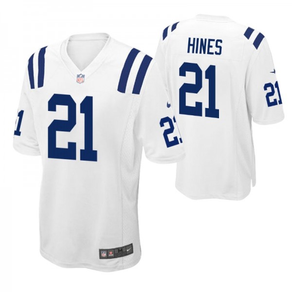 Men's - Indianapolis Colts #21 Nyheim Hines White ...